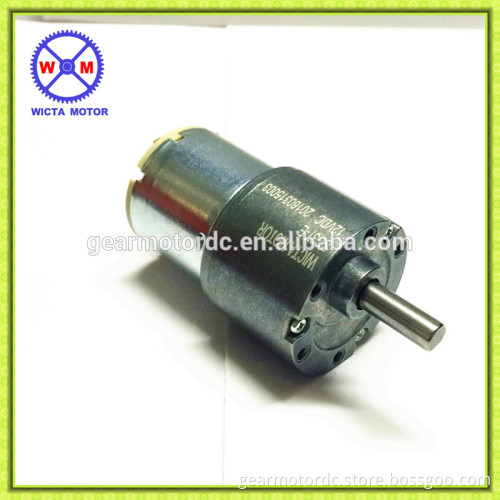 Low noise 20watt high torque reversible 12v dc metal spur gear motors
